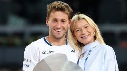 Casper Ruud y su esposa Maria celebraron un importante cambio en sus vidas antes del Abierto de Italia.