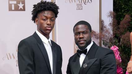 Kevin Hart rebosa de orgullo al ver a su hijo Hendrix, de 18 años, graduarse de la escuela secundaria.