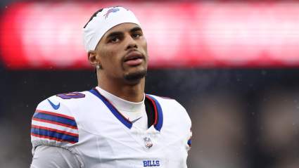Los Blue Jays dan la bienvenida al receptor de los Bills, Keon Coleman, al estadio.