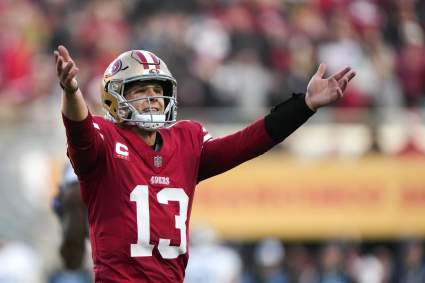 El mariscal de campo de los 49ers, Brock Purdy, envía un mensaje claro sobre Mike Evans antes de los entrenamientos voluntarios.