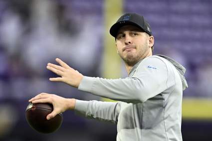 El mariscal de campo de los Lions, Jared Goff, es noticia en el partido entre los Pistons y los Cavaliers.