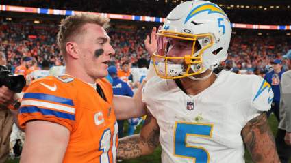 Un rival de la AFC destroza el tobillo del mariscal de campo de los Broncos, Bo Nix, en un video de la publicación del calendario.