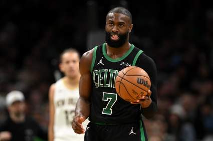 Las estadísticas de Jaylen Brown sin Jayson Tatum podrían determinar el resultado del partido Celtics-Sixers.