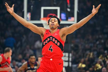 La estrella de los Toronto Raptors, Scottie Barnes, hizo historia en la NBA en un partido de los Cavs.
