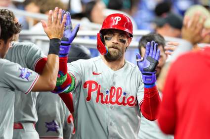 La estrella de los Philadelphia Phillies, Bryce Harper, hace una declaración sincera después del partido contra los Marlins.