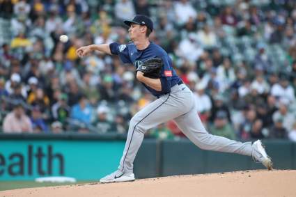 El lanzador de los Mariners, Emerson Hancock, se mantiene en racha en la victoria sobre los A's.