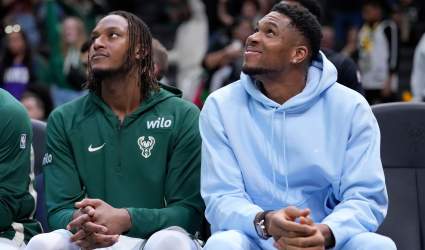 Myles Turner comparte un momento poco profesional de Giannis esta temporada.