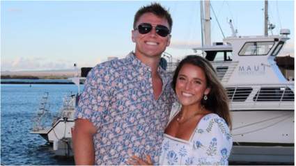El mariscal de campo de los Broncos, Bo Nix, y su esposa Izzy Nix comparten novedades sobre la temporada baja antes de los entrenamientos voluntarios (OTAs).