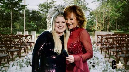 Reba McEntire y Kelly Clarkson estuvieron de fiesta toda la noche en la boda de la estrella de 'The Voice'.