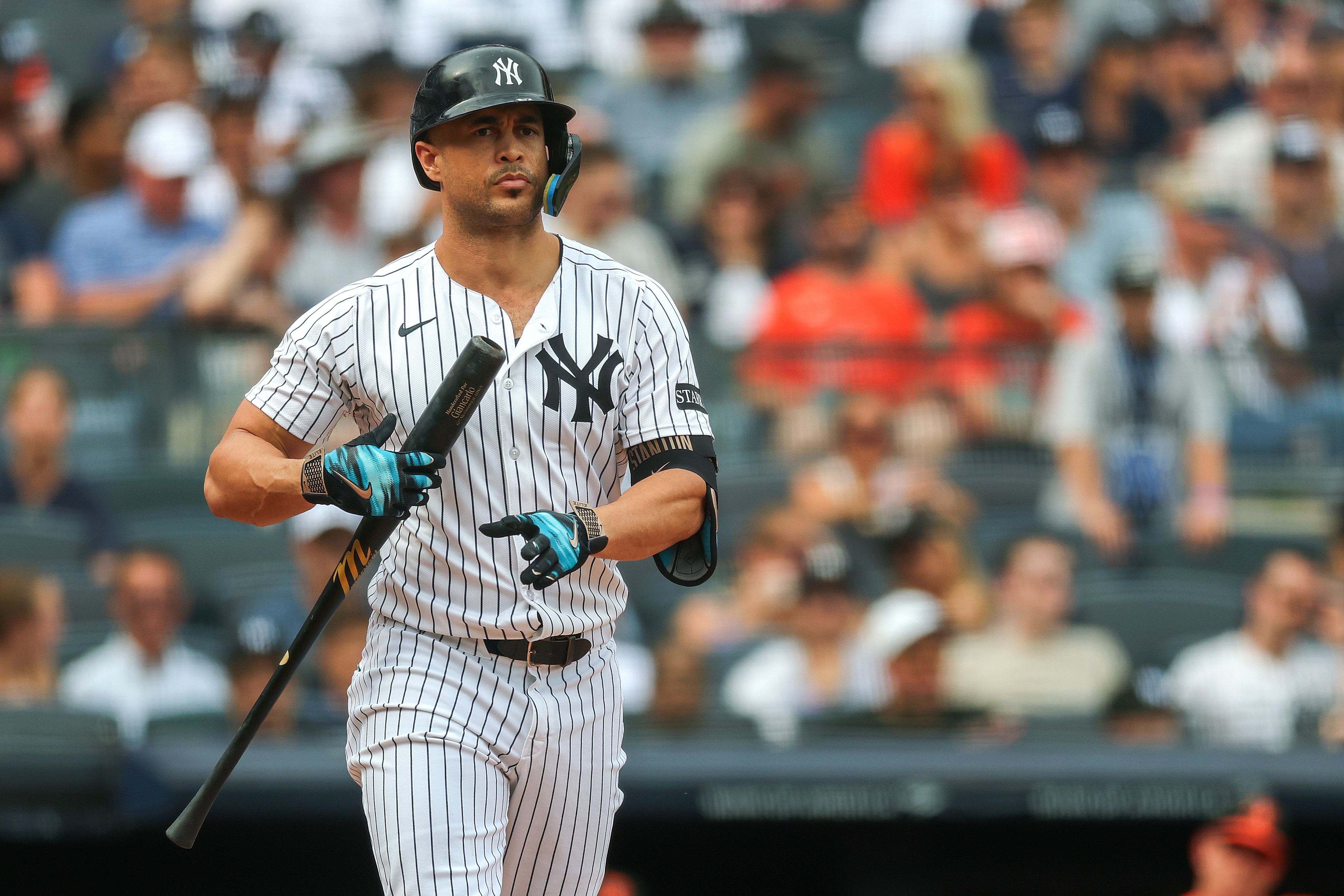 Los Yankees de Nueva York reciben noticias sobre Giancarlo Stanton antes de la Serie de Guardianes.