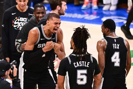 La NBA anuncia la historia de los San Antonio Spurs antes del primer partido contra los New York Knicks en las Finales.