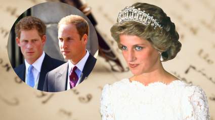 Una carta inédita de la princesa Diana revela sus esperanzas para William y Harry.